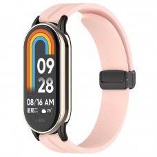 Ремінець Line Magnetic для Xiaomi Mi Band 9/8/10  Рожевий / Pink - 00000077060_6