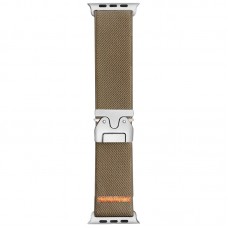 Ремінець Nylon New Design для Apple Watch 42(ser.1-3)/44/45/46/49mm  Biege Brown - 00000075857_3