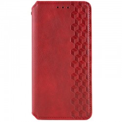 Шкіряний чохол-книжка GETMAN Cubic (PU) для Apple iPhone XR (6.1")  Червоний - 00000080840_3