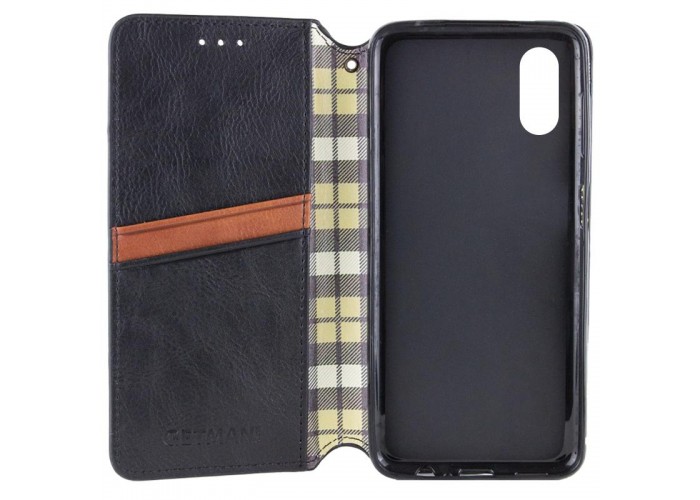 Шкіряний чохол-книжка GETMAN Cubic (PU) для Apple iPhone XR (6.1