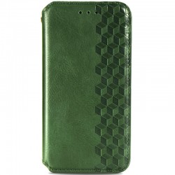 Шкіряний чохол-книжка GETMAN Cubic (PU) для Samsung Galaxy M33 5G  Зелений - 00000055494_1