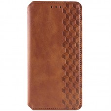 Шкіряний чохол-книжка GETMAN Cubic (PU) для Xiaomi Poco X6 / Note 13 Pro 5G  Коричневий - 00000070432_2
