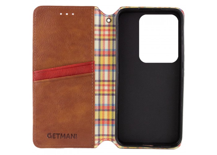 Шкіряний чохол-книжка GETMAN Cubic (PU) для Xiaomi Poco X6 / Note 13 Pro 5G