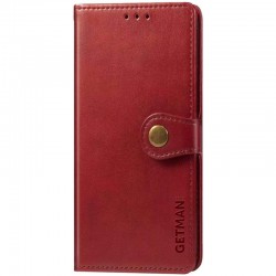 Шкіряний чохол-книжка GETMAN Gallant (PU) для Samsung Galaxy A07  Червоний - 00000080416_3