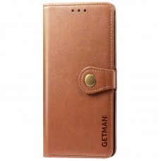 Шкіряний чохол-книжка GETMAN Gallant (PU) для Xiaomi Poco X5 Pro 5G / Redmi Note 12 Pro 5G  Коричневий - 00000063412_2