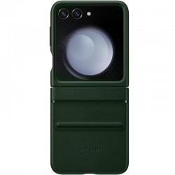 Шкіряний чохол Leather Case (AAA) для Samsung Galaxy Z Flip5  Green - 00000073289_4