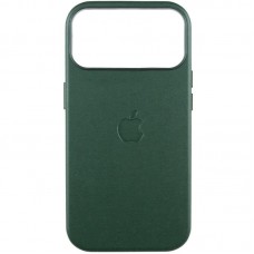 Шкіряний чохол Leather Case (AAA) with MagSafe and Animation для Apple iPhone 17 Pro (6.3")  Green - 00000084183_3