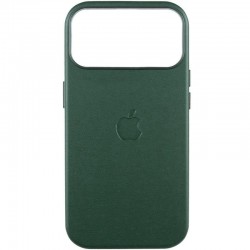 Шкіряний чохол Leather Case (AAA) with MagSafe and Animation для Apple iPhone 17 Pro (6.3")  Green - 00000084183_3