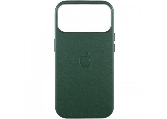 Шкіряний чохол Leather Case (AAA) with MagSafe and Animation для Apple iPhone 17 Pro (6.3