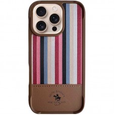 Шкіряний чохол Polo Santa Barbara Isaac для Apple iPhone 16 Pro (6.3")  Champagne gold - 00000073635_1