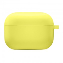 Силіконовий футляр з мікрофіброю для навушників Airpods Pro 2 / Pro  Жовтий / Bright Yellow - 00000057648_6