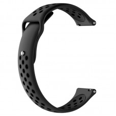 Силіконовий ремінець Active Air для Smart Watch 20mm  Carbon Black / Black - 00000085757_6