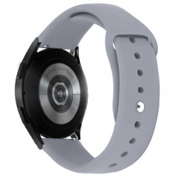 Силіконовий ремінець Sport для Smart Watch 20mm  Сірий / Gray - 00000068670_37