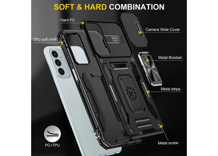 Ударостійкий чохол Camshield Army Ring для Samsung Galaxy A16 4G/5G