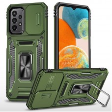 Ударостійкий чохол Camshield Army Ring для Samsung Galaxy A23 4G  Оливковий / Army Green - 00000055271_4