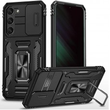 Ударостійкий чохол Camshield Army Ring для Samsung Galaxy S22+  Чорний / Black - 00000068617_6