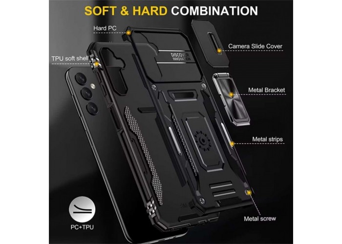 Ударостійкий чохол Camshield Army Ring для Samsung Galaxy S24
