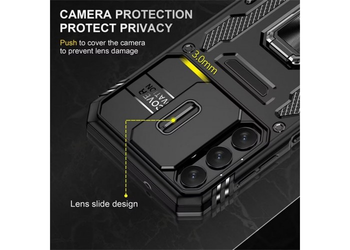Ударостійкий чохол Camshield Army Ring для Samsung Galaxy S24
