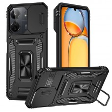 Ударостійкий чохол Camshield Army Ring для Xiaomi Redmi 13C / Poco C65  Чорний / Black - 00000072802_6