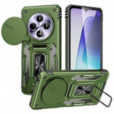 Ударостійкий чохол Camshield Army Ring для Xiaomi Redmi 14C / A4 / Poco C75  Оливковий / Army Green - 00000076081_4