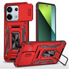 Ударостійкий чохол Camshield Army Ring для Xiaomi Redmi Note 13 4G  Червоний / Red - 00000072803_3