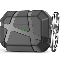 Ударостійкий футляр Titan Armor для навушників Airpods Pro 2 / Pro  Black - 00000085889_1