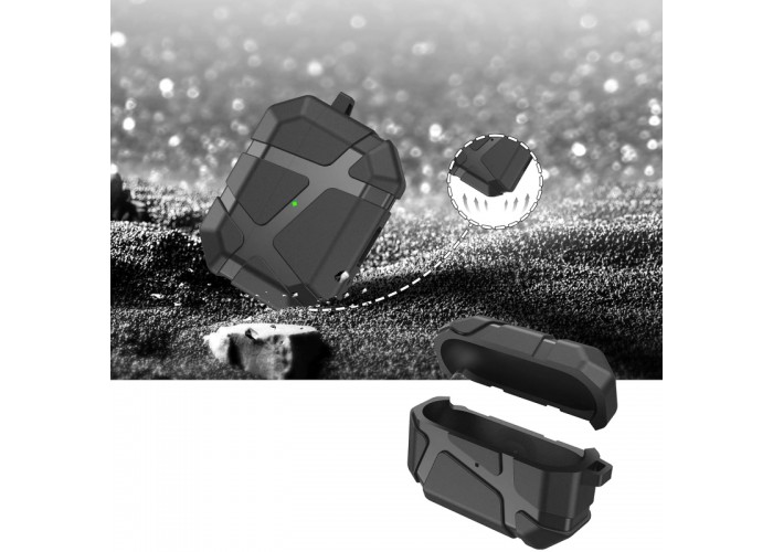 Ударостійкий футляр Titan Armor для навушників Airpods Pro 2 / Pro