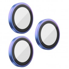 Захисне скло BlueO Metal на камеру для Apple iPhone 16 Pro / 16 Pro Max / 15 Pro / 15 Pro Max  Бузковий / Colorful - 00000074984_6