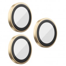 Захисне скло BlueO Metal на камеру для Apple iPhone 16 Pro / 16 Pro Max / 15 Pro / 15 Pro Max  Золотий / Gold Titanium - 00000074984_5