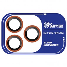 Захисне скло BlueO Sapphire на камеру для Apple iPhone 17 Pro / 17 Pro Max  Помаранчевий / Orange - 00000083578_1