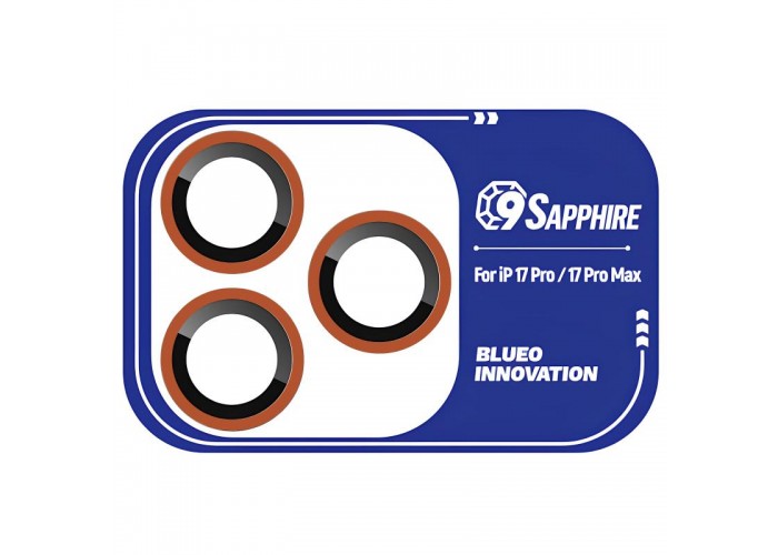 Захисне скло BlueO Sapphire на камеру для Apple iPhone 17 Pro / 17 Pro Max