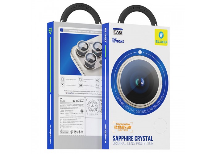 Захисне скло BlueO Sapphire на камеру для Apple iPhone 18 Pro / 18 Pro Max