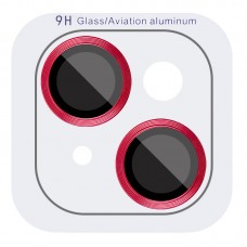 Захисне скло Metal Classic на камеру (у упак.) для Apple iPhone 15 (6.1") / 15 Plus (6.7")  Червоний / Red - 00000065701_2
