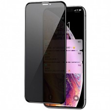 Захисне скло Privacy 5D Matte (тех.пак) для Apple iPhone 11 Pro Max / XS Max (6.5")  Чорний - 00000040010_1