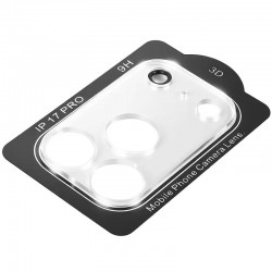 Захисне скло на камеру Full Block (тех.пак) для Apple iPhone 17 Pro (6.3")  Прозорий - 00000080481_1