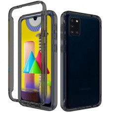 Чехол TPU+PC Full Body с защитой 360 для Samsung Galaxy A31  Черный (00000039076_2)