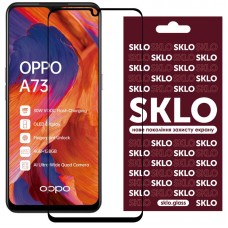 Защитное стекло SKLO 3D (full glue) для Oppo A73  Черный (00000039291_1)