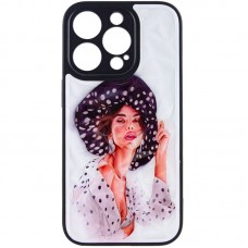 TPU+PC чехол Prisma Ladies для Apple iPhone 12 Pro Max (6.7")  Girl in a hat - 00000040439_16