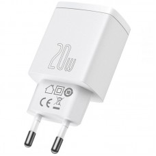 СЗУ Baseus Compact Quick Charger 20W QC+ PD (Type-C + 1USB) (CCXJ-B)  White - 00000048312_2