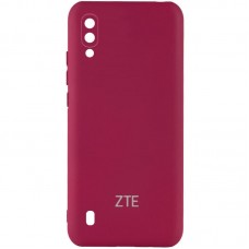 Чехол Silicone Cover My Color Full Camera (A) для ZTE Blade A5 (2020)  Бордовый / Marsala (00000052927_5)