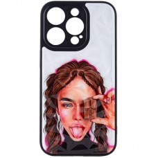 TPU+PC чехол Prisma Ladies для Apple iPhone 14 Pro (6.1 )  Chocolate - 00000058239_4