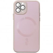 Чехол TPU+Glass Sapphire Midnight with MagSafe для Apple iPhone 11 Pro Max (6.5")  Розовый / Pink Sand - 00000065442_5