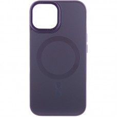 Чехол TPU+Glass Sapphire Midnight Open Camera with MagSafe для Apple iPhone 15 Plus (6.7")  Фиолетовый / Deep Purple - 00000066257_9