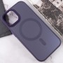 Чехол TPU+Glass Sapphire Midnight Open Camera with MagSafe для Apple iPhone 15 Plus (6.7