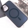 Чехол TPU+Glass Sapphire Midnight Open Camera with MagSafe для Apple iPhone 15 Plus (6.7