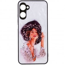 TPU+PC чехол Prisma Ladies для Realme 10 4G  Girl in a hat - 00000067069_3