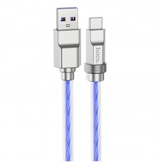 Дата кабель Hoco U113 Solid 100W USB to Type-C (1m)  Blue - 00000069088_1