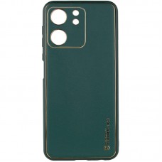 Шкіряний чохол Xshield для Xiaomi Redmi 13C / Poco C65  Зелений / Army green - 00000070087_4