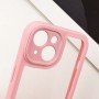 TPU чехол Transparent + Colour 1,5mm для Apple iPhone 14 (6.1