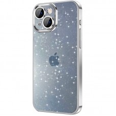 Чехол TPU+PC Glittershine для Apple iPhone 14 (6.1")  Silver - 00000071539_5